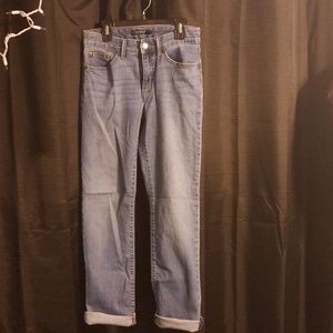 Straight leg jeans